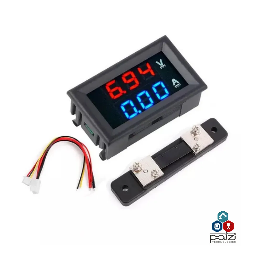 Voltimetro y Amperimetro 0-100v a 50A